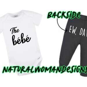 The BEBE Bodysuit, The Bebe and Ew David Bodysuit, Schitt's Fan, Creek Gift, Baby Girl and Baby Boy, Newborn
