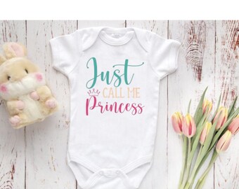 Gerber® Brand Onesie® – Just Call Me Princess | Infant Bodysuit | Cute Baby Outfit | Newborn Gift Idea