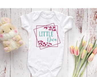 Gerber® Brand Onesie® – Little Diva | Infant Bodysuit | Cute Baby Outfit | Newborn Gift Idea