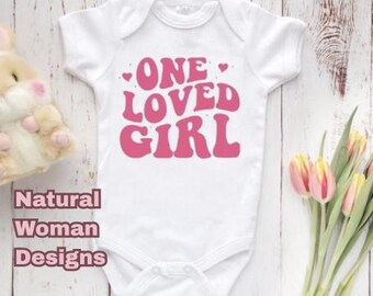 Gerber® Brand Onesie® – One Loved Girl | Infant Bodysuit | Cute Baby Outfit | Baby Shower Gift | Toddler Shirt | BOHO