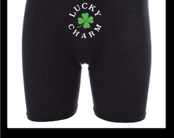 Personalized Men’s Underwear – Funny 'Lucky Charm' – Perfect for Valentine’s, Birthdays, Gag Gifts & Any Occasion!