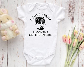 The Office Bodysuit I just spent 9 months on the inside BABY Baby Bodysuit, Baby Shirt, Cute Baby Shirt, Newborn baby gift, baby shower gift