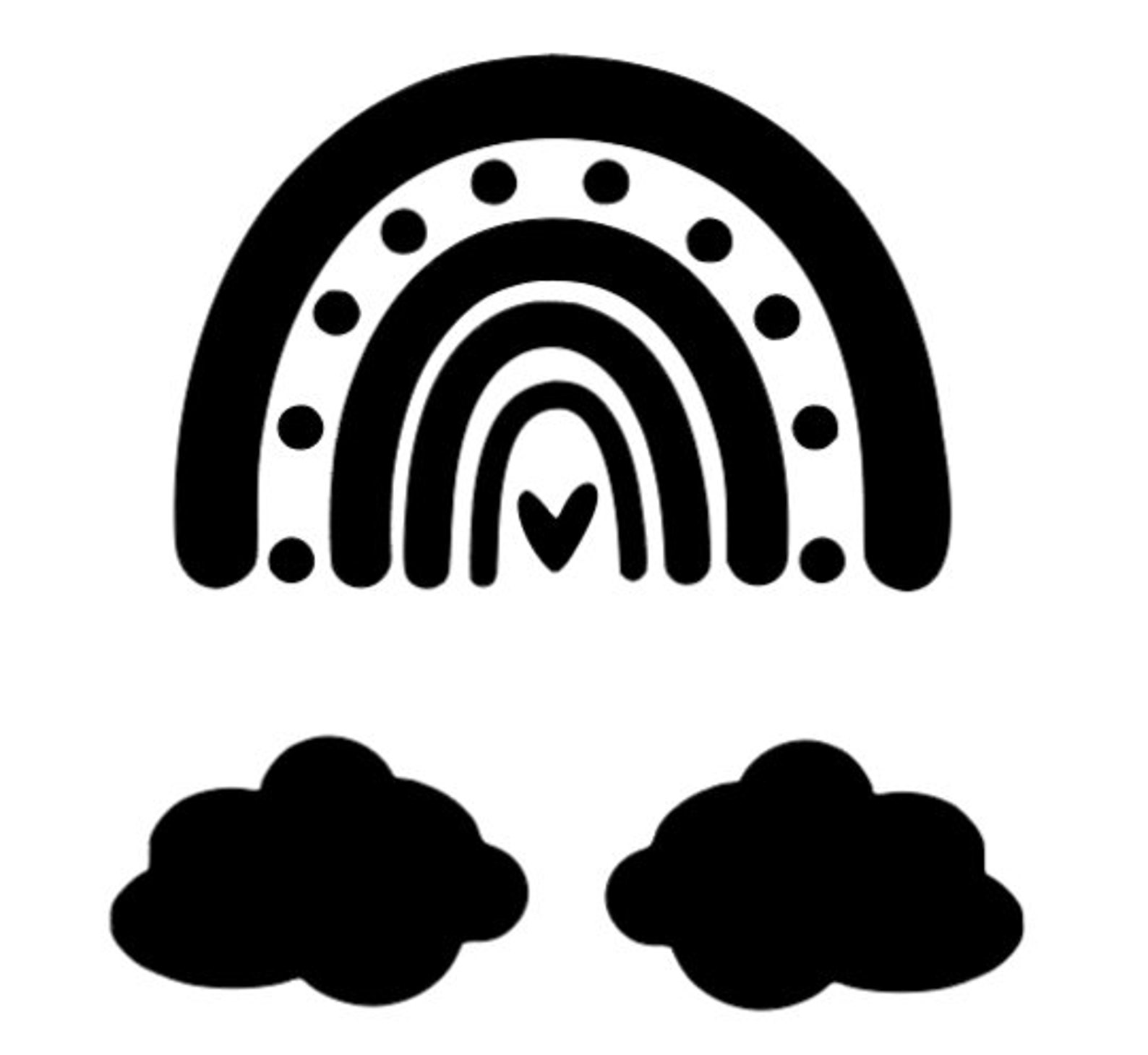 Rainbow Baby Svg Rainbow Svg Baby Svg Cute for Baby Clothes Etsy