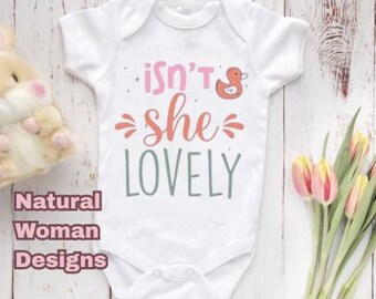 Isn't She Lovely – Boho Baby Outfit, Shower Gift Gerber® Brand Onesie®, 100% Cotton, Cute Shirt
