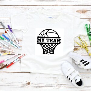 Basketball TEAM PERSONALIZED Toddler Shirt, Funny Snack Shirt Toddler Tee, Toddler shirts, funny toddlers clothes, boys and girls shirts
