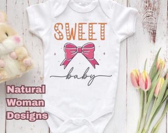 Gerber® Brand Onesie® – Sweet Baby | Infant Bodysuit | Cute Baby Outfit | Baby Shower Gift | Toddler Shirt | BOHO