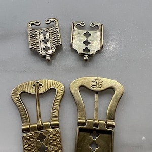 Decorative Late Medieval Garter Buckle and Tip - 5/8&quot; - SCA, HEMA, Reenactment, Costume