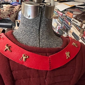 Medieval Leather-backed Livery Collar - Fiore Dei Liberi Theme - Hema ...