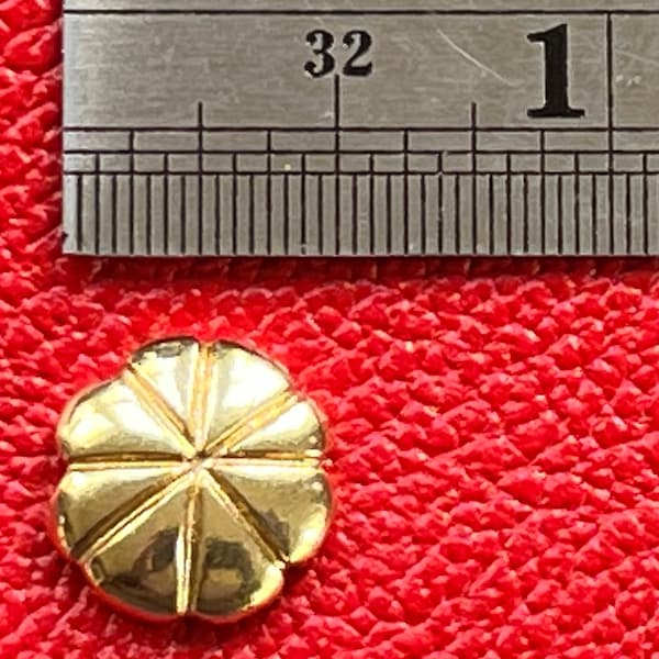 Solid Brass Rosette Harness Rivet - High Quality Leather Stud or nail - (medieval, SCA, LARP, Hema, reenactment)