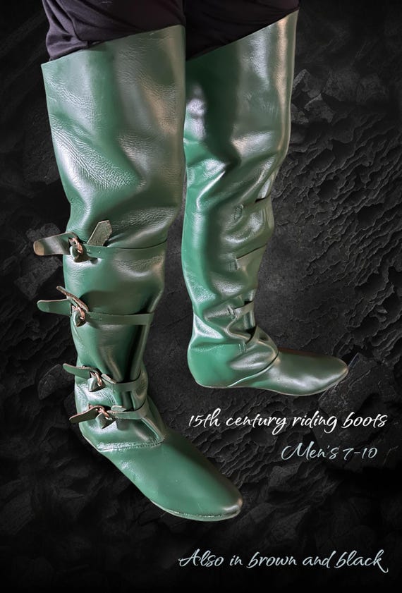 1901年頃　アンティークブーツ 馬乗り イギリス アンティーク ww1 乗馬用ブーツ オフィサーブーツ - メルカリ