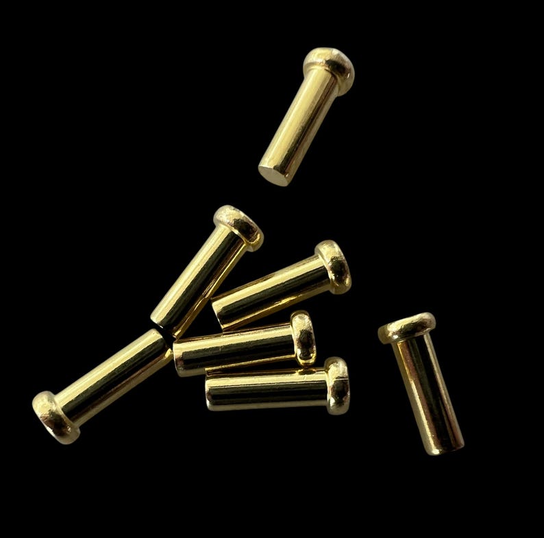 Solid Shaft Rivets Solid Brass Rivet (1/16