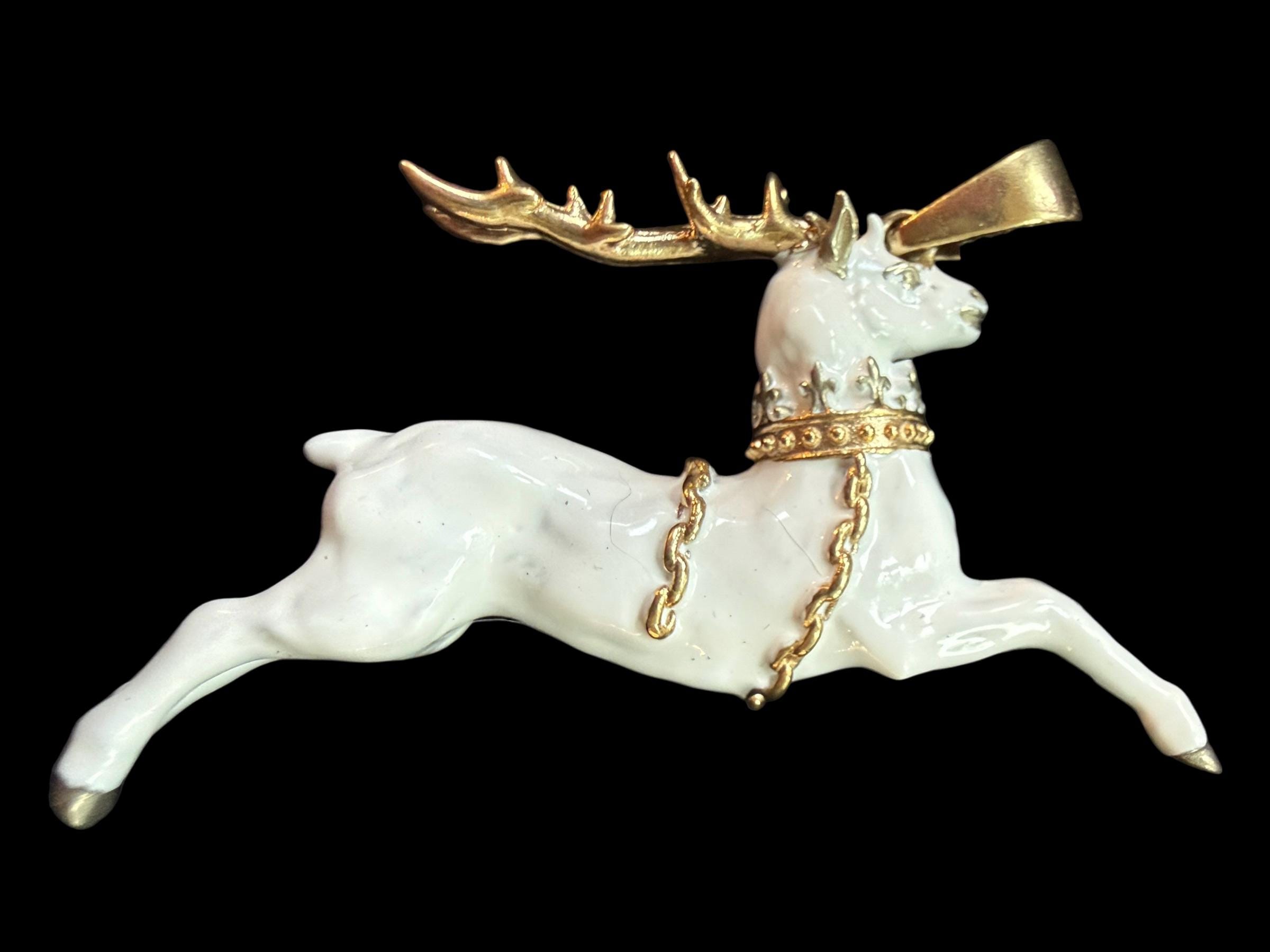 Quartz Crystal crown with stag head Faux Taxidermy Crowned Deer Head Wall Mount, Stag Decor - Etsy main image 4
