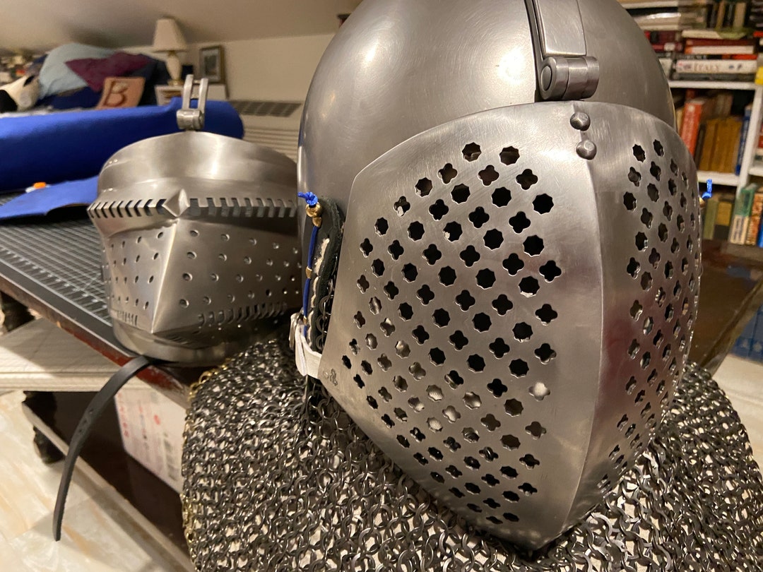 Bellefortis Pierced Visor HEMA, SCA Etsy