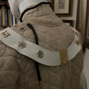 Medieval / Renaissance Leather Backed Livery Collar - Master of Defense ...