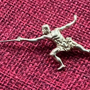 Capo Ferro Rapier Figure Pilgrim's Badge / Pin - HEMA, Rapier, SCA, LARP, Reenactment