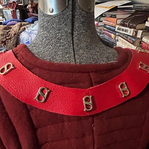 Medieval Leather-backed Livery Collar - Collar of "esse" or "s" - SCA ...