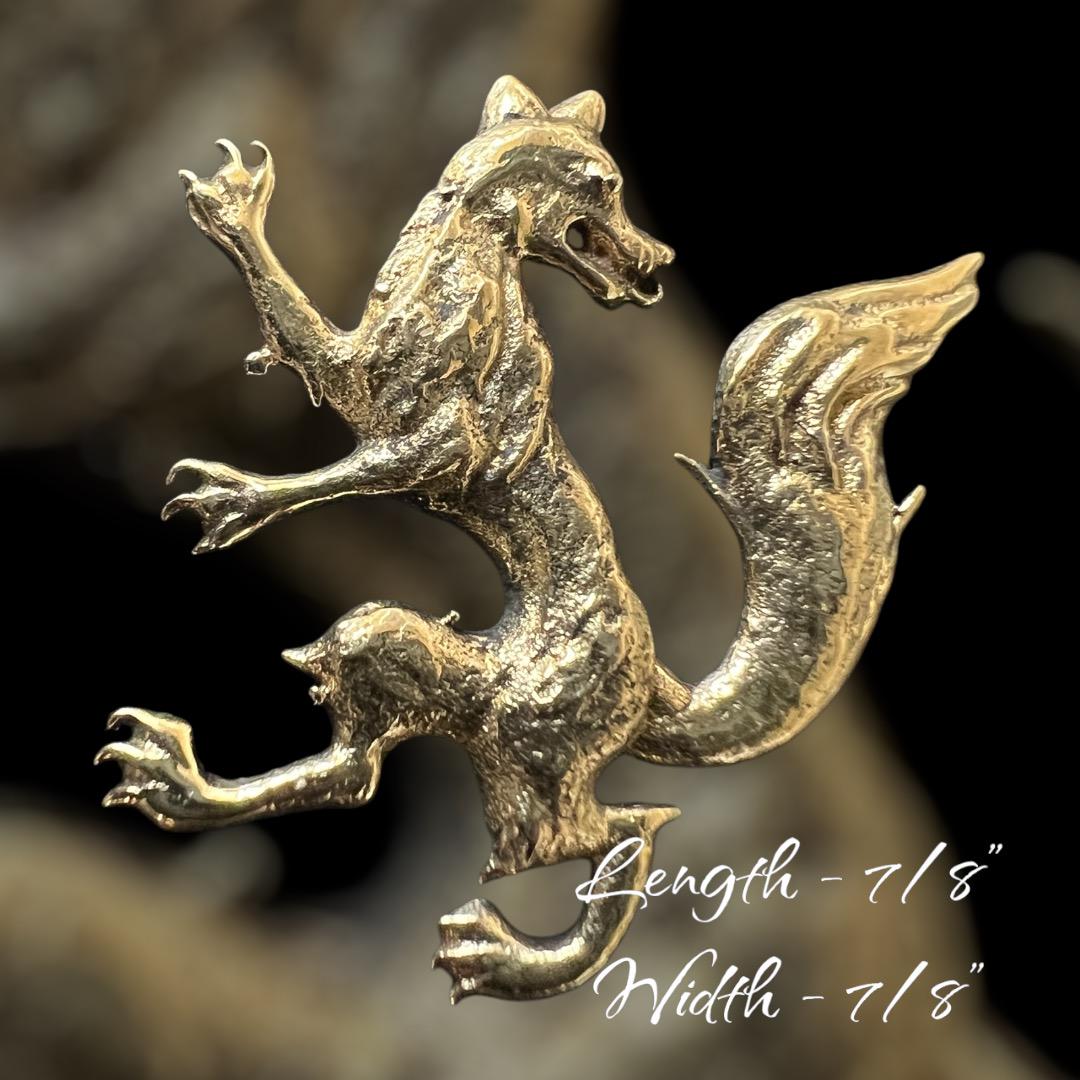 Fox Rampant Fox Rampant Belt Studs! Heraldic Medieval Marginalia, HEMA, SCA, LARP ...
