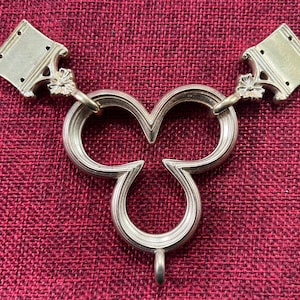 Medieval Livery Collar - Large Trefoil with hook - SCA, HEMA, EMP, Larp, reenactment