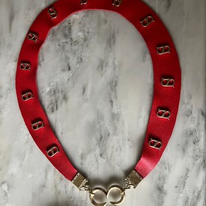 Medieval Leather-backed Livery Collar - Collar of "esse" or "s" - SCA ...