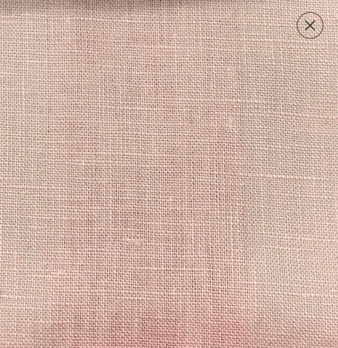 French Linen Fabric Dusty Rose 100 Linen / Pure Linen Fabric Etsy