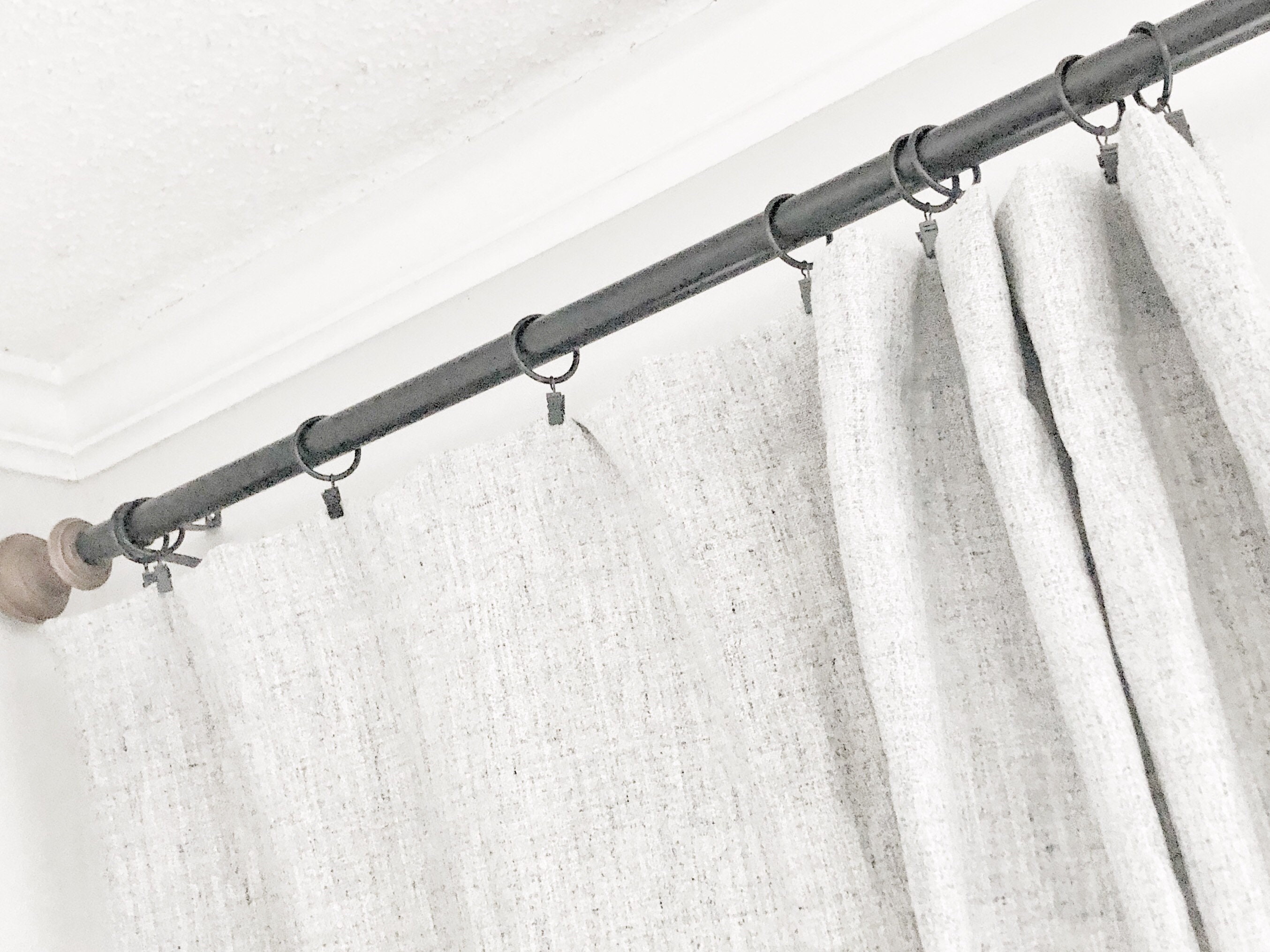 Leinenvorhang bauernhaus rustikal / Shabby Chic Vorhang Leinen | Etsy