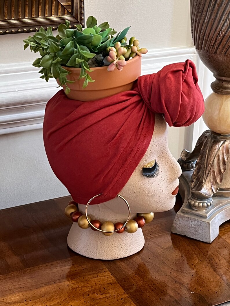 Styrofoam Head Planter Etsy