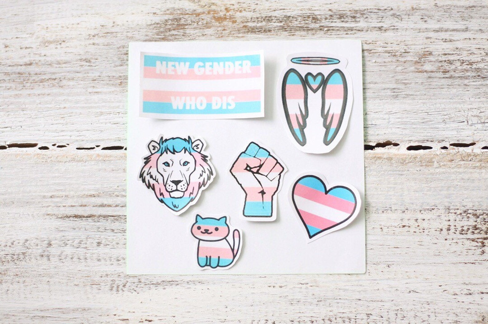 Transgender pride flag sticker euro trans lgbtq pride sticker