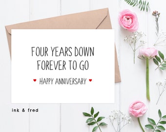 4th Anniversary Him Etsy