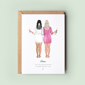 Will You Be My Bridesmaid Card, Personalised Bridesmaid Proposal, Bridesmaid Thank You Card, Will You Be My Maid of Honour, Bridesmaid Box