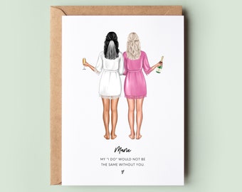 Will You Be My Bridesmaid Card, Personalised Bridesmaid Proposal, Bridesmaid Thank You Card, Will You Be My Maid of Honour, Bridesmaid Box