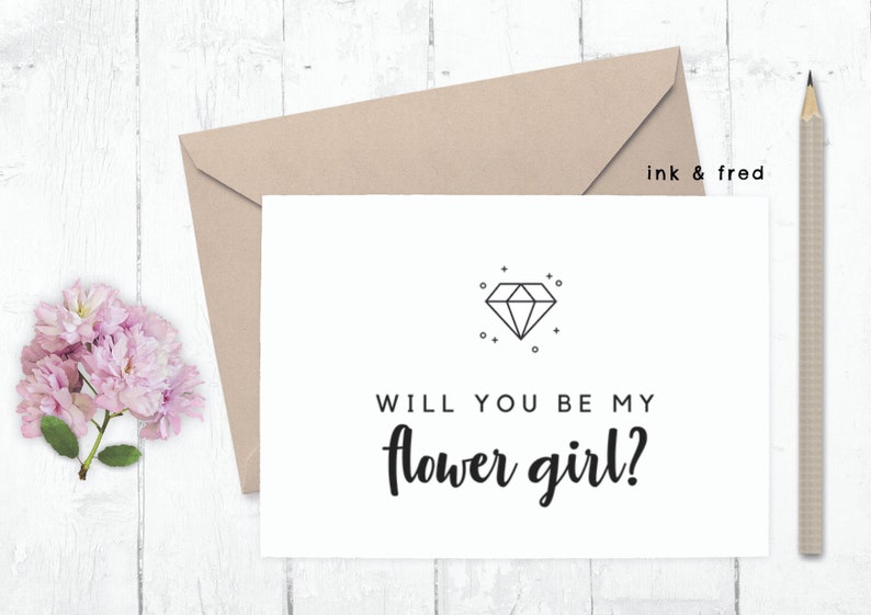 would you be my flower girl