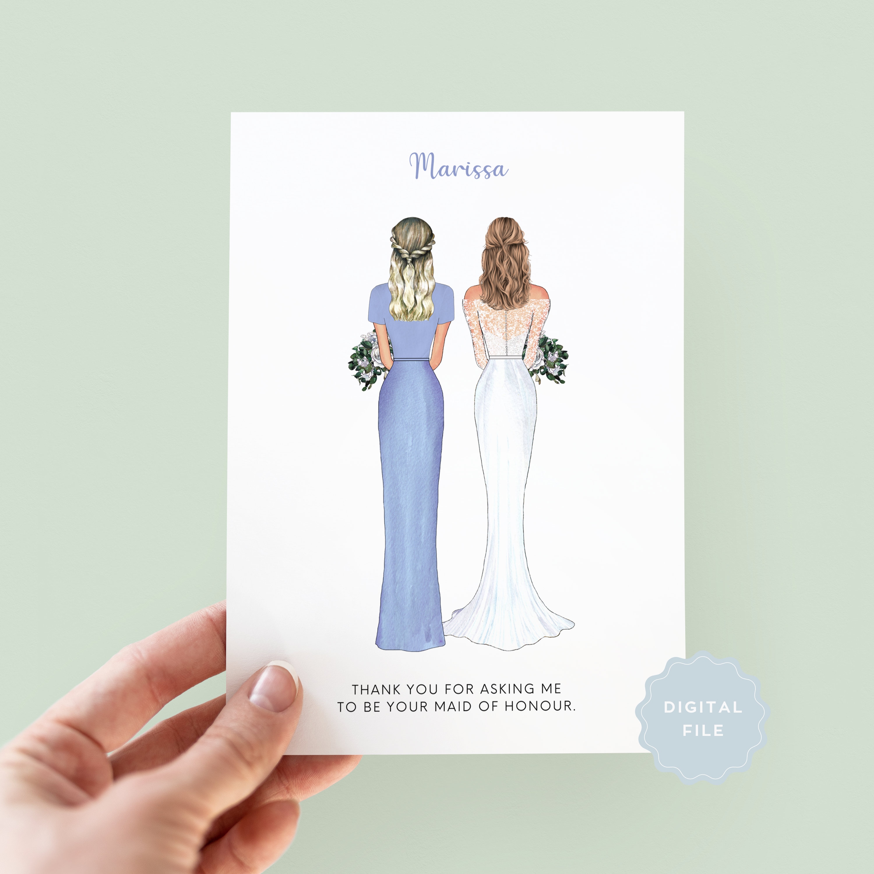 Thank You for Asking Me to Be Your Bridesmaid