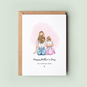 Personalised Mother’s Day Keepsake Card | Mum & Daughter Card | First Mother’s Day Gift for Mum