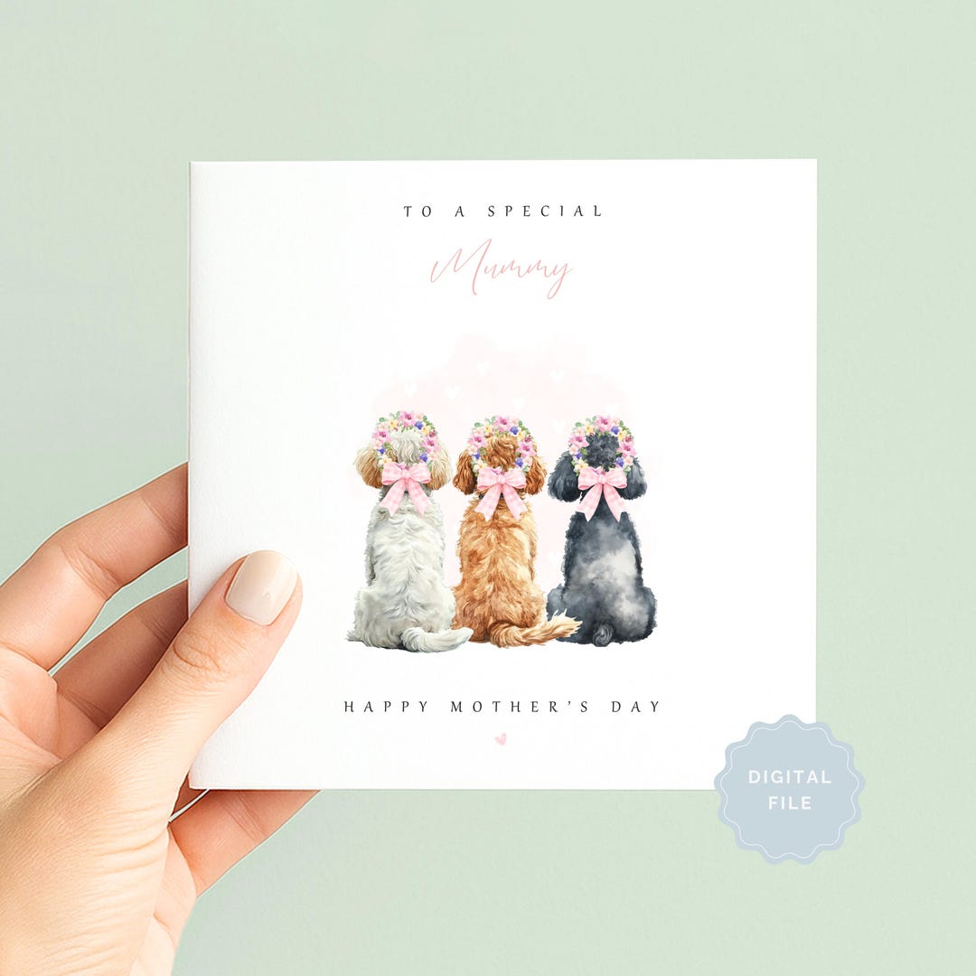 From the Pets Mother’s Day Card Printable | Dog & Cat Mum Digital Card ...