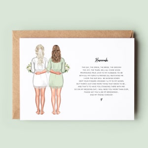 Will You Be My Bridesmaid Card, Will You Be My Maid of Honor Card, Bridesmaid Proposal Cards, Bridesmaid Poem, Bridesmaid Keepsake, Box