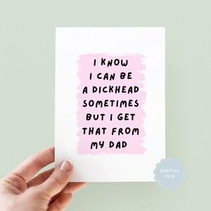 Printable Rude Mother's Day Card, Mom Mother's Day Card, Funny Mother's ...