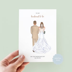Printable Husband to Be Card, See You at the Altar, Wedding Day Card, Card For Husband, Personalised Wedding Card, To My Groom, To My Fiancé