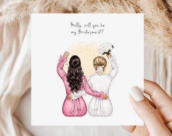 Bridesmaid Proposal Card, Will You Be My Bridesmaid, Bridesmaid Gift, Maid of Honor
