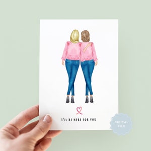 Printable Personalised Best Friend Cancer Card, Sister Cancer Card, Cancer Get Well Soon Card, Cancer Survivor Card, Cancer Support Card