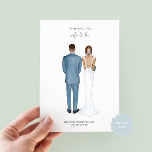 Printable Wife to Be Card, See You at the Altar, Wedding Day Card, Card For Wife, Personalised Wedding Card, To My Wife, To My Fiancé