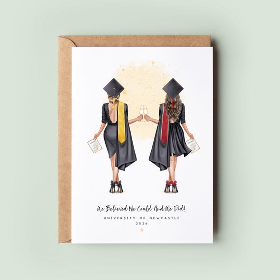 Personalised Graduation Card for Best Friend | University Grad Keepsake | Custom Class of 2025 Card With Name & Illustration - Etsy Personalised Graduation Card for Best Friend | University Grad Keepsake | Custom Class of 2025 Card With Name & Illustration - Etsy