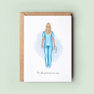 Nurse Appreciation Card, Thank You Nurse Card, Thank You NHS, Doctor Appreciation Card, Nurse Greeting Card, Thank You Doctor, Dr Card
