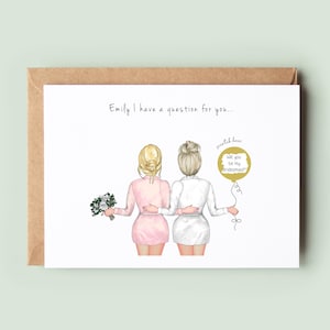 Will You Be My Bridesmaid Card Scratch Card, Personalized Bridesmaid Proposal, Bridesmaid Reveal Proposal Card, Personalised Bridesmaid Card