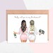 Will You Be My Bridesmaid Card, Will You Be My Maid of Honor Card, Bridesmaid Proposal Cards, Thank you for being my Bridesmaid, Card - #059