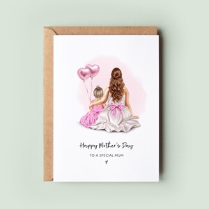Personalised Mother’s Day Keepsake Card | Mum & Daughter Card | First Mother’s Day Gift