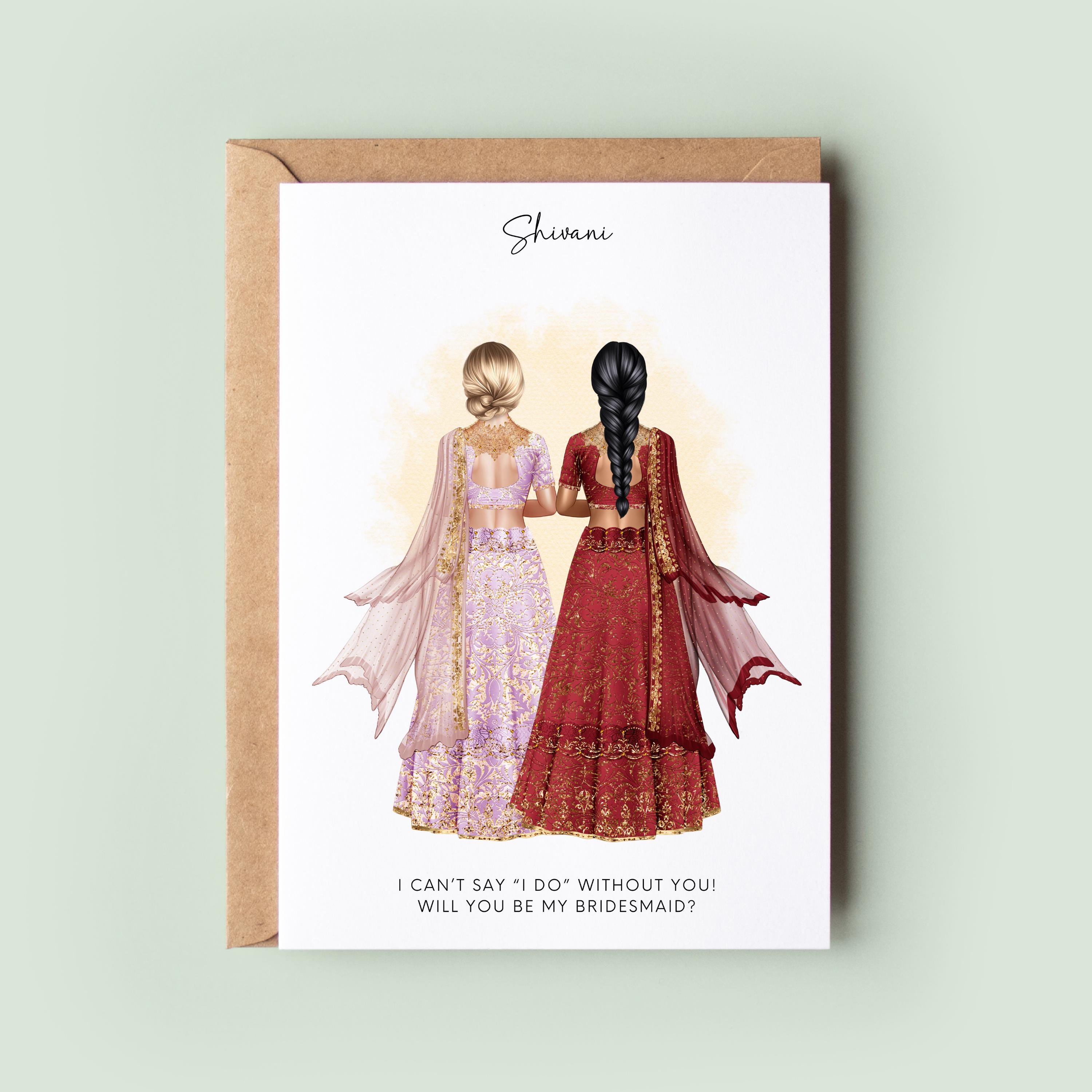 Traditional Indian Fashion Design Sketches Of Indian Wedding - Main Image