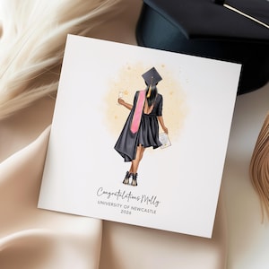 Personalised Graduation Card | Custom Graduation 2026 Keepsake | Congratulations Student Card for Her | Best Friend, Daughter, Granddaughter