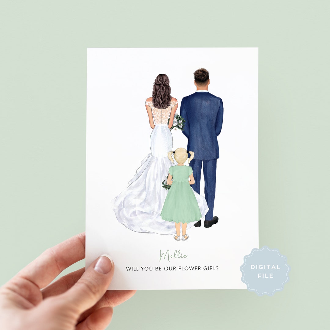 Printable Will You Be My Flower Girl?, Will You Be My Flower Girl Cards ...