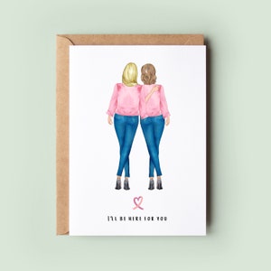Personalised Best Friend Cancer Card, Sister Cancer Card, Cancer Get Well Soon Card, Cancer Survivor Card, Cancer Support Card