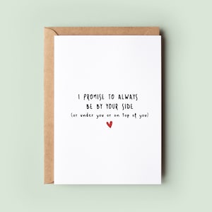Lustige Karte für Bräutigam, Karte für Braut, lustige Valentinstag, Liebeskarte, zu meinem Mann, zu meiner Frau, unfreundlichen Karte, Hochzeitsnacht